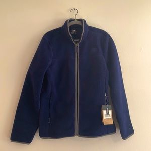 NWT The North Face Men’s North Park Full Zip Fuzzy Jacket - Navy